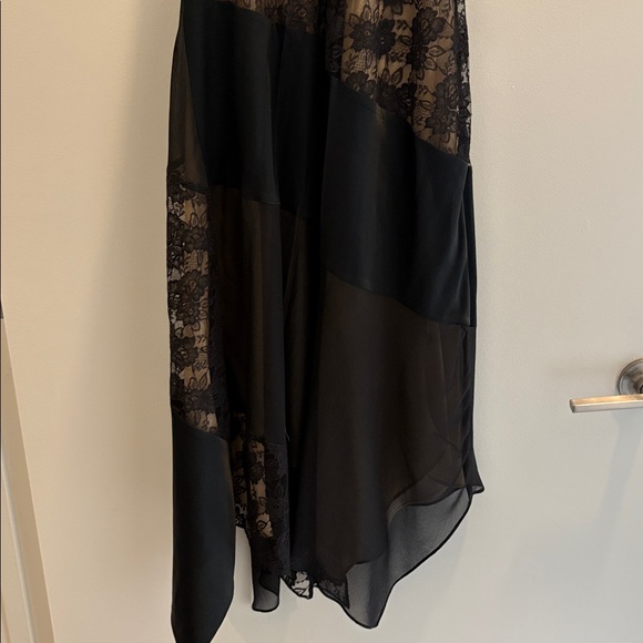 EXPRESS vintage silk bias cut slip dress with lace trim XS/S - Picture 8 of 12